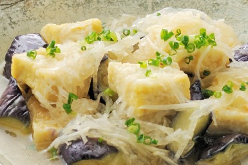 目の健康 レシピ 揚げだし豆腐と茄子と大根の煮物 玄米酵素ハイゲンキ フルリール